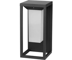 2W LED sieninis šviestuvas su saulės baterija, pilkas, 3000K (šiltai balta), SAMSUNG LED chip
