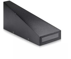 V-tac 6W sieninis lauko šviestuvas, juodas, 3000K, IP65