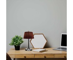 V-tac 1,5W LED įkraunamas stalo šviestuvas, rudos/chromo sp., 3000/4000/6000K, dimeriuojamas