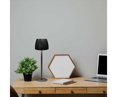 V-tac 2,7W LED įkraunamas stalo šviestuvas, juodas, 3000/4000/6000K, dimeriuojamas