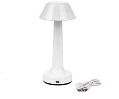 V-tac 1W LED įkraunamas stalo šviestuvas, baltas, 3000-6000K, dimeriuojamas