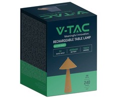 V-tac 3W LED įkraunamas stalo šviestuvas, geltonas, 3000-6000K, dimeriuojamas