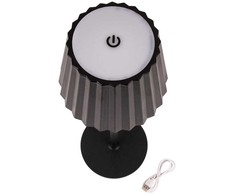 V-tac 1,5W LED įkraunamas stalo šviestuvas, juodas, 3000-6000K, dimeriuojamas
