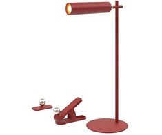 V-tac 3W LED įkraunamas magnetinis stalinis/sieninis šviestuvas, raudonas, 4000K, dimeriuojamas