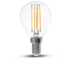 V-tac 4W LED filamentinė lemputė, E14, P45, 4000K