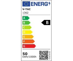 Pakabinamas šviestuvas 50W LED pakabinamas linijinis šviestuvas V-TAC, 4000K (natūraliai balta)