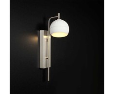 10W LED sieninis šviestuvas, nikelio/baltos sp., 3000K
