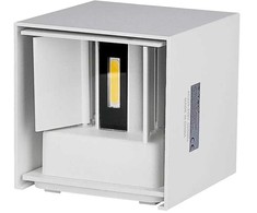 12W sieninis lauko šviestuvas V-TAC, baltas, 4000K, IP65
