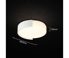 63W LED lubinis šviestuvas, baltos sp., 3000/4000/6000K, dimeriuojamas