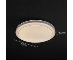 Lubinis šviestuvas 30/60W LED paviršinis šviestuvas, rudos sp., 3000-6500K, dimeriuojamas