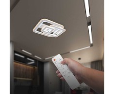 80W LED lubinis šviestuvas, baltas, 3000-6500K, dimeriuojamas