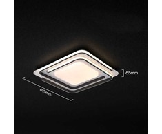 60W LED lubinis šviestuvas, juodos/baltos sp., 3000-6500K, dimeriuojamas