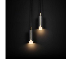 2x5W LED pakabinamas šviestuvas, juodos/aukso sp., 3000K