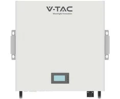 VTAC Sandėlio energijos bankas V-TAC siena / stelažas 5,12 kWh 51,2 V 100 Ah VT-48100E-W 10 metų garantija