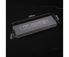 100W LED maitinimo šaltinis, 12V, 8.3A, IP67