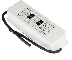100W SLIM maitinimo šaltinis V-TAC, 12V, plastikiniu korpusu, IP67