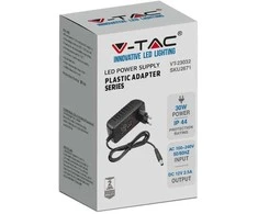 V-tac 30W LED maitinimo šaltinis, 12V, 2,5A, IP44