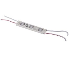 V-tac LED Modulis 3SMD, IP67, SMD2835, raudona šviesos spalva