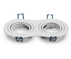 2 x GU10 lemputės rėmelis, V-TAC,apvalus
