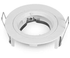 GU10 lemputės rėmelis V-TAC, apvalus, baltas, Φ81x34mm