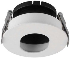V-tac GU10 lemputės įmontuojamas rėmelis, apvalus, 80x42mm, baltos/juodos spalvos