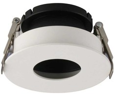 V-tac GU10 lemputės įmontuojamas rėmelis, apvalus, 80x42mm, baltos/juodos spalvos