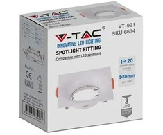 V-tac Lemputės laikiklis GU10, baltas