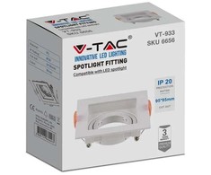 V-tac Lemputės laikiklis GU10, baltas