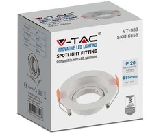 V-tac Lemputės laikiklis GU10, baltas