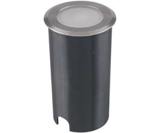 V-tac 1W LED įmontuojamas grindinio šviestuvas, sidabro sp., 6400K, IP67