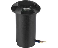 V-tac 1W LED įmontuojamas grindinio šviestuvas, juodas, 6400K, IP67