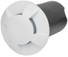 V-tac 1W LED įmontuojamas grindinio šviestuvas, baltas, 3000K, IP67