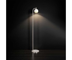 10W LED toršeras, nikelio/baltos sp., 3000K
