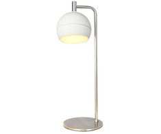 10W LED stalo šviestuvas, nikelio/baltos sp., 3000K