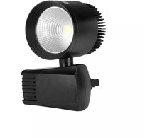 40W Euro LED šviestuvas ant bėgelio V-TAC, juodas, (4000K)