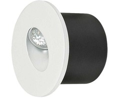 V-tac 3W LED sieninis įleidžiamas šviestuvas, juodos/baltos sp., 3000K