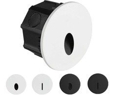 3W LED įleidžiamas sieninis šviestuvas laiptų apšvietimui, juodos/baltos sp., 3000/4200/6400K, IP65