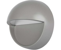 3W Sieninis šviestuvas V-TAC, pilku korpusu, apvalus, IP65, 3000K