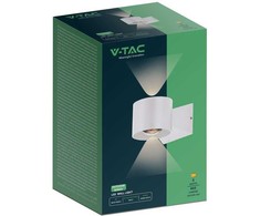 V-tac 5W LED sieninis šviestuvas, baltas, 3000K