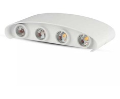 8W LED sieninis šviestuvas V-TAC, baltas, 4000K (dienos šviesa)