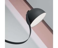 V-tac 20W LED pakabinamas šviestuvas, juodu korpusu, 3000K, tvirtinamas ant magnetinio 48V dirželio