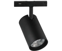 Oprawa szynoprzewód 48V V-TAC 12W 48V LED projektorius juoda VT-40020 4000K 1140lm 3 metai gwarancji