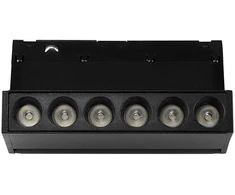 Oprawa szynoprzewód 48V V-TAC 5W 48V 36st LED juoda 12cm regulowana VT-41028 4000K 400lm 3 metai gwarancji