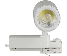 V-tac 35W LED šviestuvas į bėgelius, baltas, 3000K