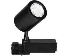 V-tac 35W LED šviestuvas į bėgelius, juodu korpusu, 4000K