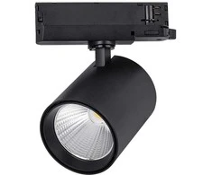 V-tac 35W LED šviestuvas į bėgelius, juodas, 4000K