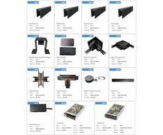 V-tac 10W akcentinis šviestuvas į magnetines sistemas, juodas, 4000K