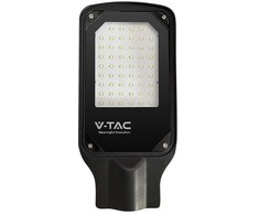 V-tac 30W LED gatvės šviestuvas, juodas, 6500K