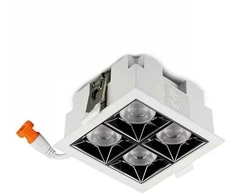 16W įleidžiamas šviestuvas, 4000K, baltas, SAMSUNG LED CHIP