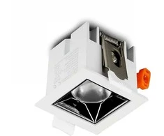 4W įleidžiamas šviestuvas, 4000K, baltas, SAMSUNG LED CHIP, 38° šviesos kampas.